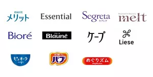 小杉湯原宿で展開する花王ヘルス＆ビューティケア事業の主なブランド
