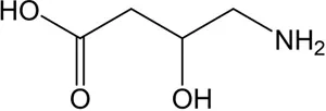 図4. γ-アミノ-β-ヒドロキシ酪酸の構造