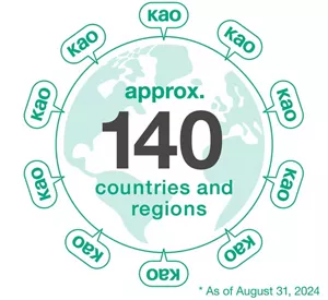 approx. 140 countries and regions, as of August 31, 2024