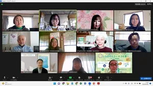 2022年度の栃木地区地域助成団体とNPO法人とちぎボランティアネットワークの皆さんとオンラインで交流