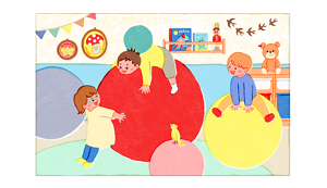 じぶんのおへやイメージイラスト