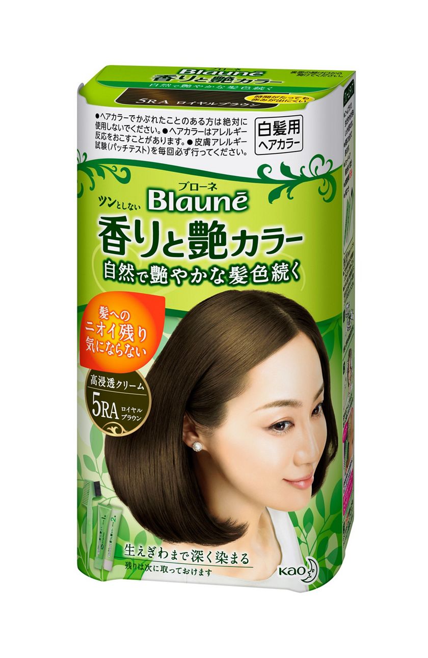 花王 製品カタログ ブローネ 香りと艶カラー クリーム 5ra ロイヤルブラウン