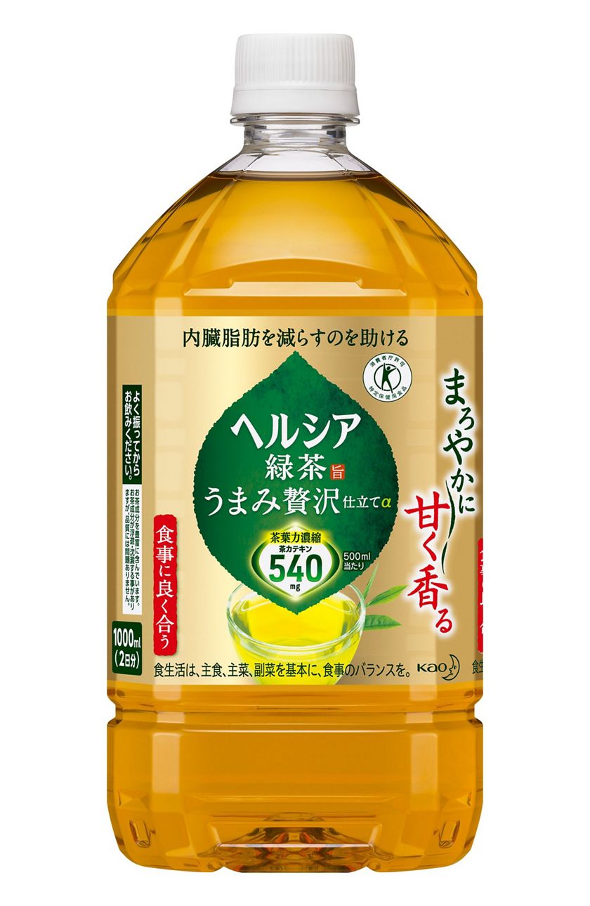 花王 製品カタログ ヘルシア緑茶 うまみ贅沢仕立て 1000ml
