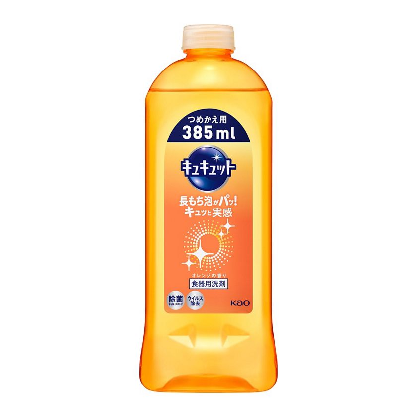 花王|製品カタログ|キュキュット つめかえ用 1380ml 花王|製品カタログ|キュキュット つめかえ用 1380ml