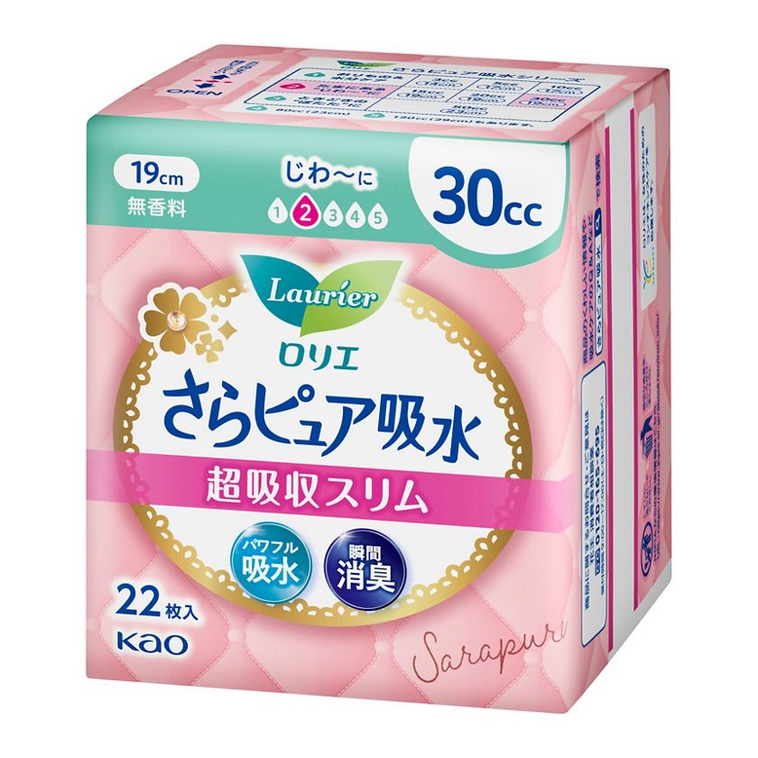 新品未使用 花王 ロリエ さらピュア 超吸収スリム１５ｃｃ ２５枚