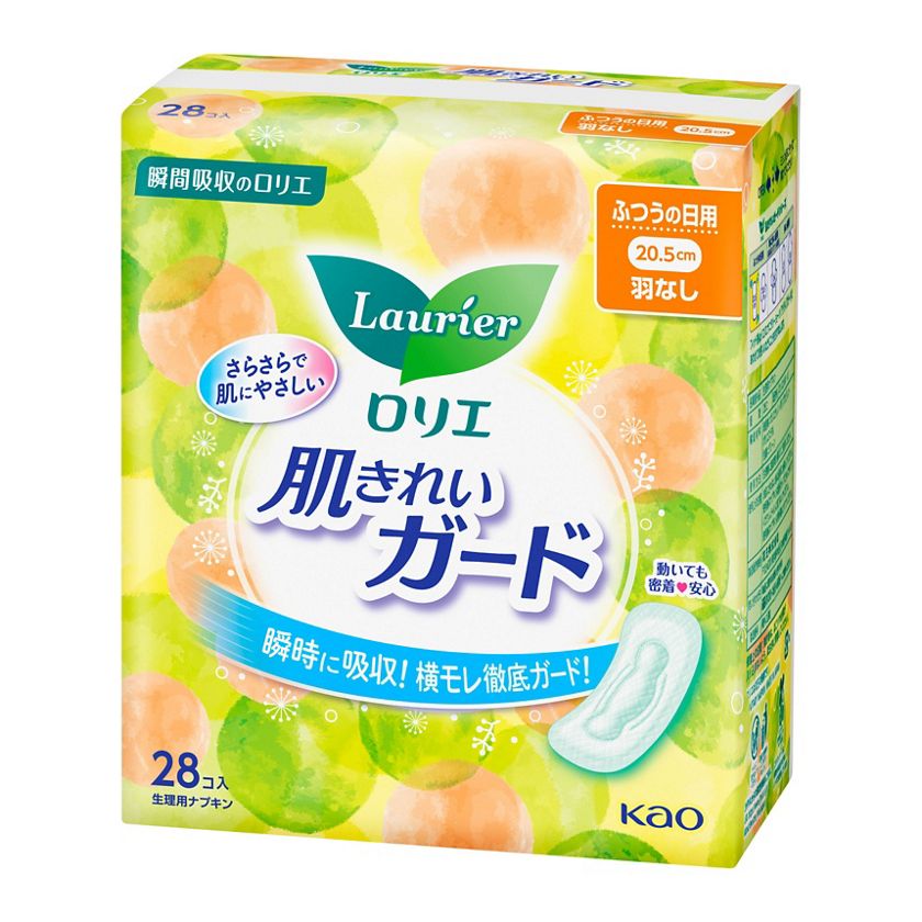 花王｜製品カタログ｜ロリエ 肌きれいガード 超吸収パワフル昼用 ２２コ入