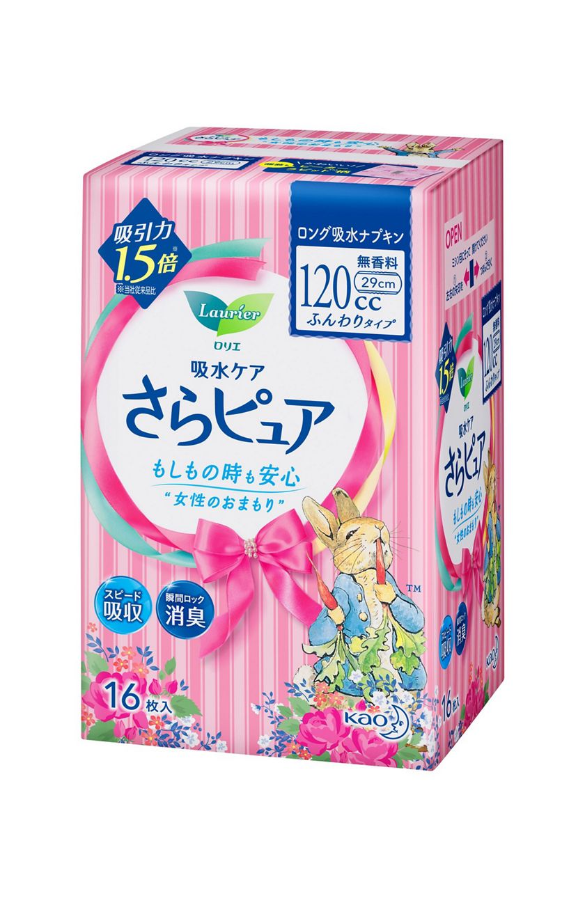 花王 製品カタログ ロリエ さらピュア ふんわりタイプ 80cc 吸水ナプキン 16枚入 花王 製品カタログ ロリエ さらピュア ふんわりタイプ 80cc 吸水ナプキン 16枚入