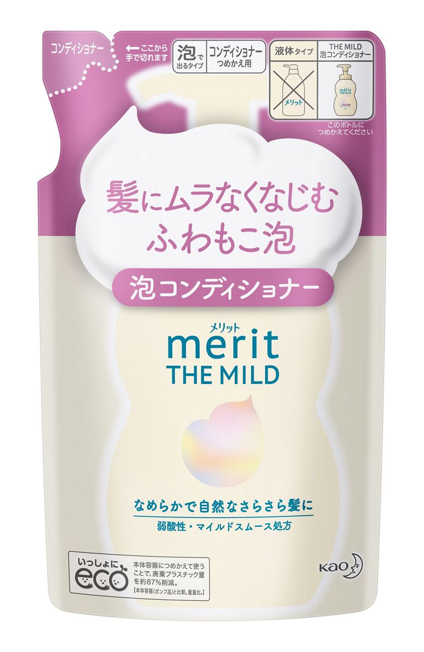 花王 製品カタログ メリットザマイルド泡コンディショナーつめかえ用 ４４０ｍｌ