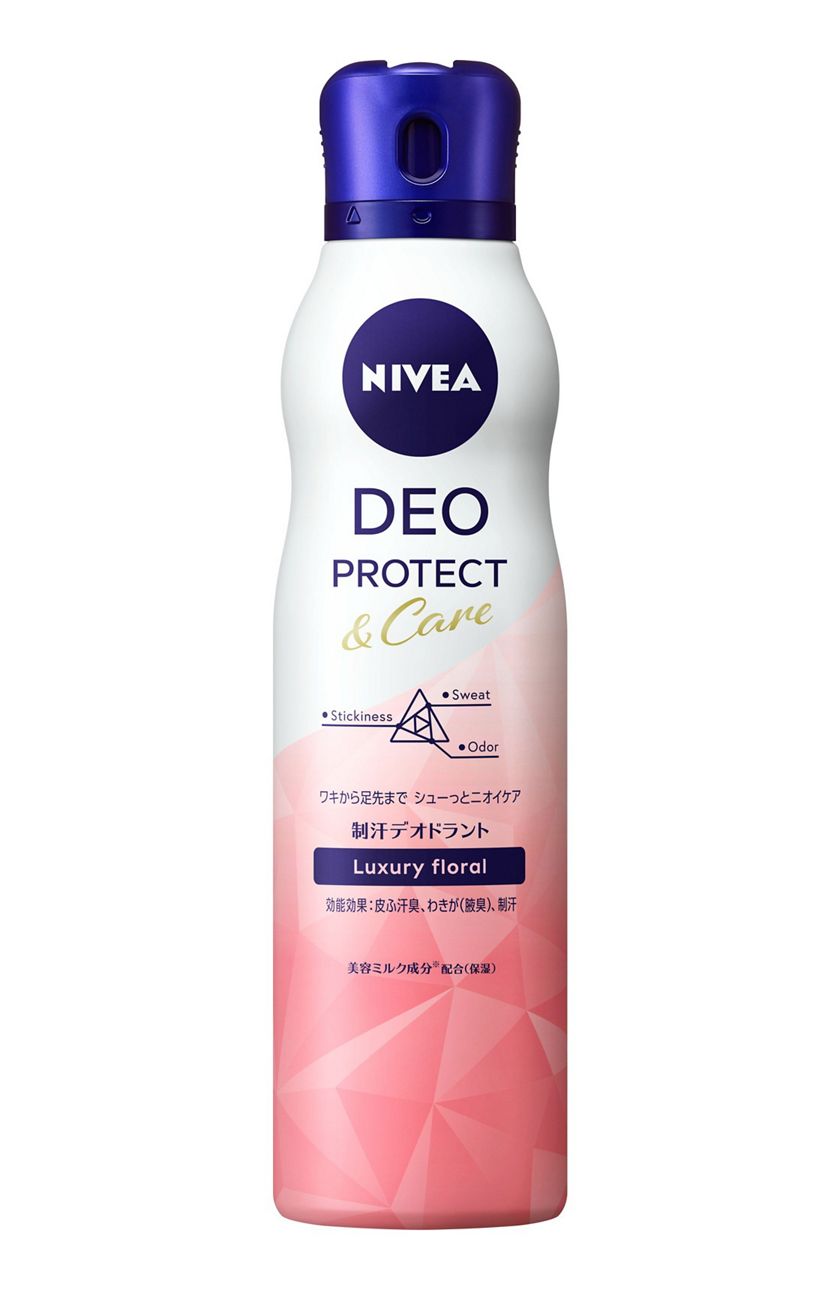花王 製品カタログ ニベア デオプロテクト ケア スプレー ラグジュアリーフローラルの香り