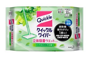 花王|製品カタログ|クイックルワイパー 立体吸着ウエットシート