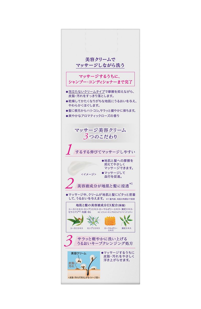 花王 製品カタログ セグレタ 地肌も髪も洗えるマッサージ美容クリーム ポンプ 花王 製品カタログ セグレタ 地肌も髪も洗えるマッサージ美容クリーム ポンプ