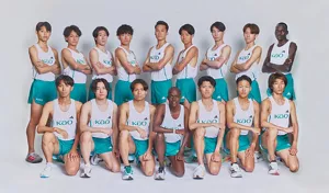花王陸上競技部　選手の集合写真