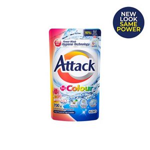 Attack Liquid Detergent Colour 700g Refill