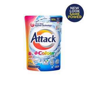 Attack Liquid Detergent Colour 1.4kg Refill