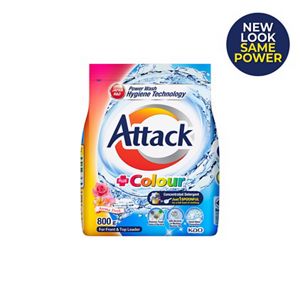 Attack Powder Detergent Colour 800g