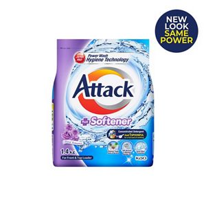 Attack Powder Detergent Plus Softener - Floral Romance 1.4kg