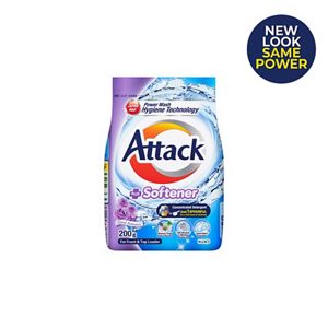 Attack Powder Detergent Plus Softener - Floral Romance 200g