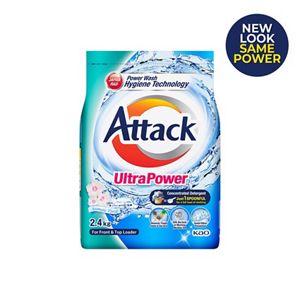 Attack Powder Detergent Ultra Power 2.4kg