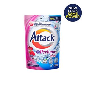 Attack Liquid Detergent Perfume Fruity 1.4kg Refill