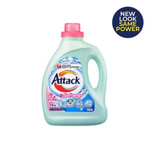 Attack Liquid Detergent Plus Softener 1.8kg Bottle