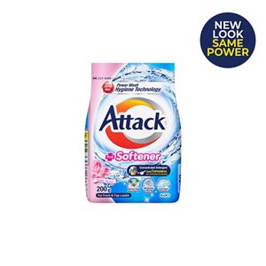 Attack Powder Detergent Plus Softener - Sweet Floral 200g