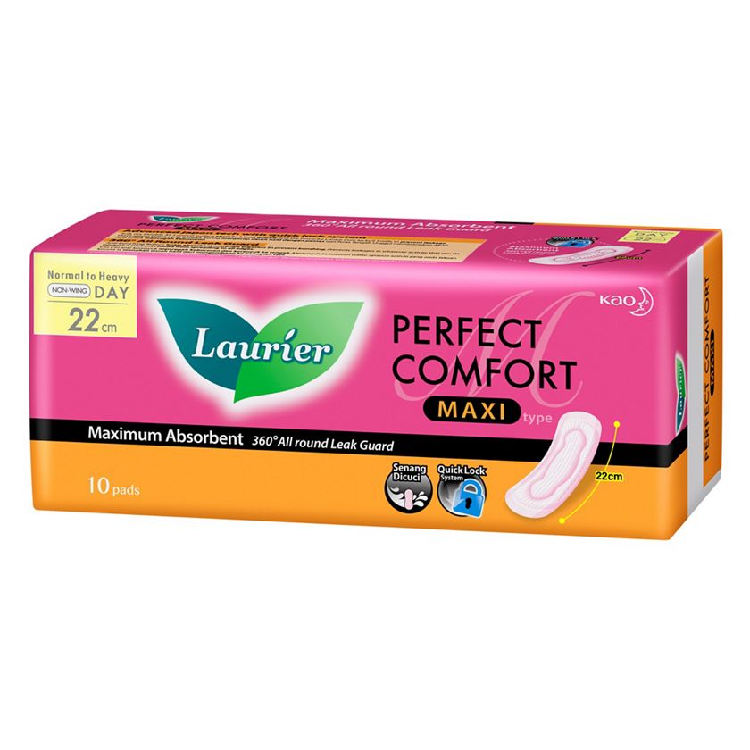 Kao Malaysia Product Catalogue Laurier Perfect Comfort Super Maxi 10s