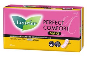 Laurier Perfect Comfort Super Maxi 30s