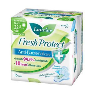 Laurier Fresh Protect Anti-Bacterial Care - Ultra Slim 22.5cm
