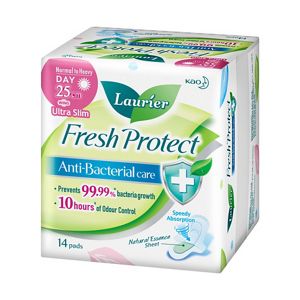 Laurier Fresh Protect Anti-Bacterial Care - Ultra Slim 25cm