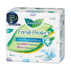Laurier Fresh Protect Anti-Bacterial Care - Slim Gather 35cm