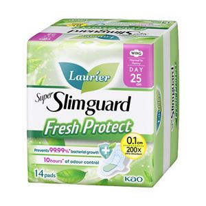 Laurier Fresh Protect Anti-Bacterial Care - Ultra Slim 25cm 14s