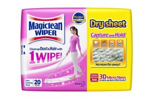 Magiclean Wiper Dry Sheets 20s