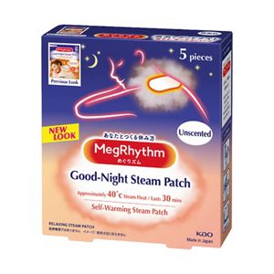 MegRhythm Good Night Steam Patch 5s Unscented