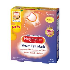 MegRhythm Steam Eye Mask 5s Citrus
