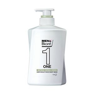 Men's Bioré ONE Refresh Herbal Green Hair / Scalp / Face / Body Wash