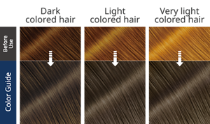 Midnight Ash. After use hair image.