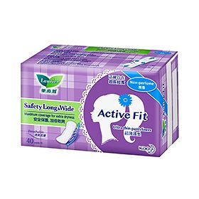 Laurier Active Fit Safety Long & Wide Pantyliners