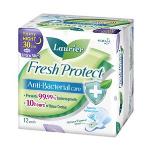 Laurier Fresh Protect Night Ultra Slim 30cm