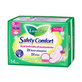 Laurier Safety Comfort Ultra Slim Wing 25cm