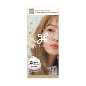 Liese Creamy Bubble Color for Light Colored Hair Flower Beige