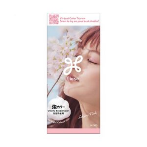 Liese Creamy Bubble Color for Light Colored Hair Sakura Pink