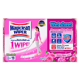 Magiclean Wiper Wet Sheets Happy Rose