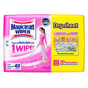Magiclean Wiper Dry Sheets 40s