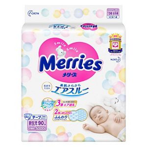 Merries Tape Diaper Newborn 90s
