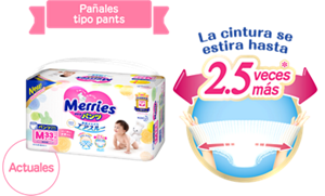 Pañales de aprendizaje Actuales