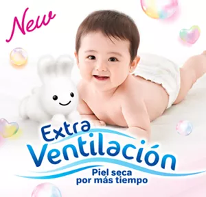 New Merries. Extra Ventilación. Piel seca por más tiempo