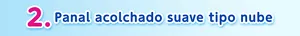 2 Panal acolchado suave tipo nube