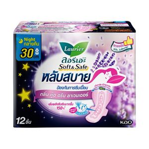 Laurier Soft & Safe Good Dream Lavender 30 cm. 12 pcs.
