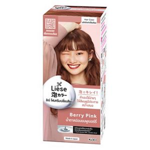 Liese Creammy Bubble Color – Berry Pink 108ml