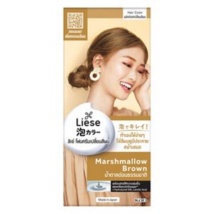Liese Creammy Bubble Color – Marshmallow Brown 108ml